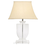 Настольная лампа хрустальная с бежевым абажуром Perfect варинант исполнения - 1 | Loft Concept в Рязани