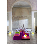 Дизайнерское кресло зеленое Poltronova Sofo Verosa Green Pink Armchair варинант исполнения - 8 | Loft Concept в Рязани