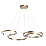 Люстра подвесная светодиодная в виде волнообразной ленты Ribbon Vortex варинант исполнения - 15 | Loft Concept в Рязани