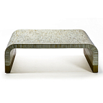 Стол журнальный Белый  BONE INLAY SIDE TABLE-Cream варинант исполнения - 2 | Loft Concept в Рязани