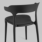 Черный стул из прочного PP-пластика JORIS варинант исполнения - 5 | Loft Concept в Рязани