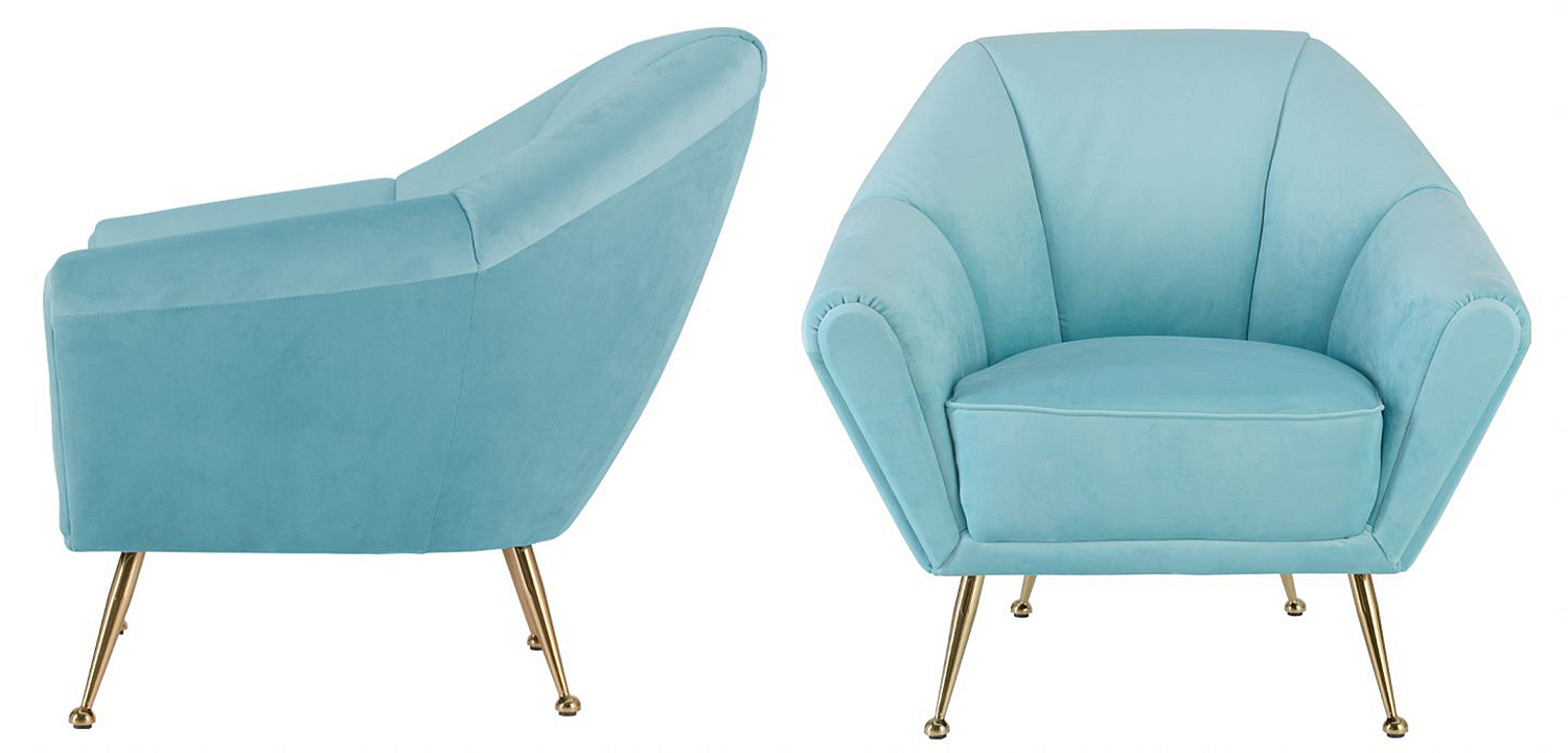 Кресло Brunner Chair light blue Кресло Brunner Chair light blue - Loft-Concept в Рязани