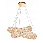 Люстра на 2 кольца с текстурной огранкой Reflection of Reality варинант исполнения - 3 | Loft Concept в Рязани