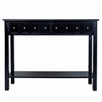 Черная консоль с выдвижными ящиками Monica варинант исполнения - 1 | Loft Concept в Рязани
