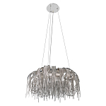 Люстра круглая подвесная с металлическими дугами и длинными цепочками 80 см Atlantis Chain варинант исполнения - 4 | Loft Concept в Рязани