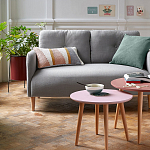 Кашпо из металла Elevated Planters красное варинант исполнения - 3 | Loft Concept в Рязани