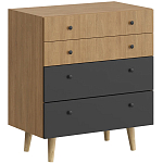 Комод с принтом на ящиках Elise Chest of Drawers варинант исполнения - 10 | Loft Concept в Рязани