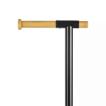 Держатель для туалетной бумаги с подвесным ершиком Black Bathroom Accessory варинант исполнения - 3 | Loft Concept в Рязани