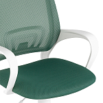 Офисное кресло с основанием из белого пластика Desk chairs Green варинант исполнения - 6 | Loft Concept в Рязани
