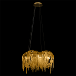 Люстра подвесная круглая с изогнутыми металлическими дугами и ниспадающими цепочками 65 см Atlantis Chain варинант исполнения - 3 | Loft Concept в Рязани