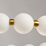 Люстра круглая с матовыми белыми шарами PEARLS Suspension варинант исполнения - 8 | Loft Concept в Рязани
