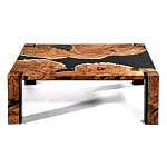 Кофейный Стол River in Autumn Elm Resin Coffee Table варинант исполнения - 1 | Loft Concept в Рязани