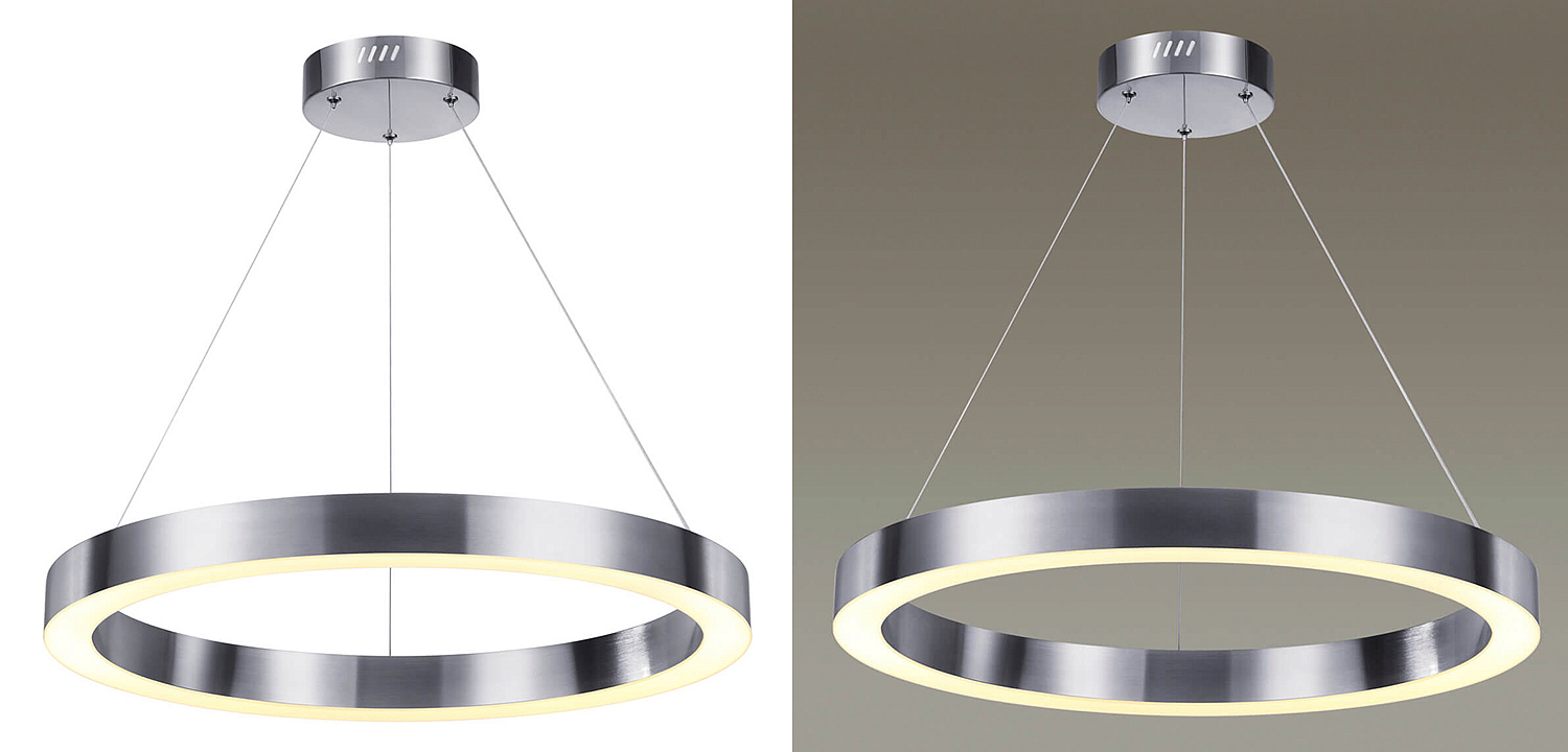 Подвесной светильник Nickel Ribbon Ring 60 Подвесной светильник Nickel Ribbon Ring 60 - Loft-Concept в Рязани