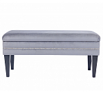 Мягкая банкетка с зоной для хранения Casket Grey варинант исполнения - 1 | Loft Concept в Рязани