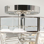 Потолочный светильник шестигранной формы с прозрачными стеклянным плафоном Elstead Lighting варинант исполнения - 6 | Loft Concept в Рязани