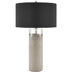 Настольная лампа на сером бетонном основании Delicate Brutality варинант исполнения - 2 | Loft Concept в Рязани