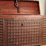 Большой Этнический сундук с металлическим декором  варинант исполнения - 1 | Loft Concept в Рязани