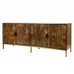 Широкая тумба с фактурным фасадом Termite варинант исполнения - 6 | Loft Concept в Рязани