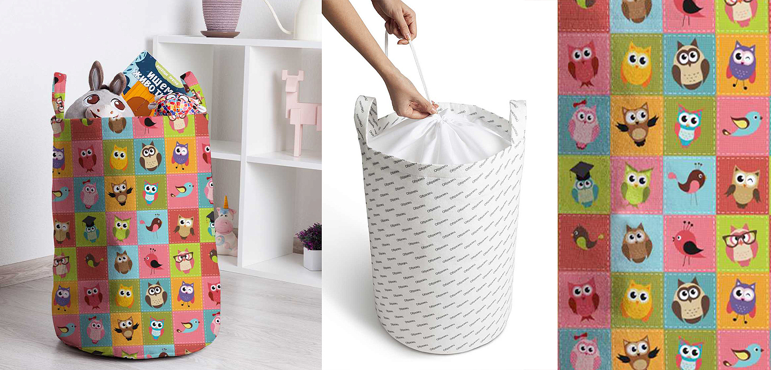 Корзина Birds Puzzle Basket Корзина Birds Puzzle Basket - Loft-Concept в Рязани