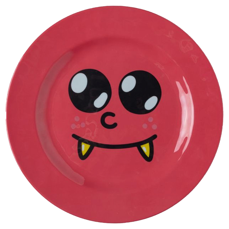 Тарелка Seletti Baby Gregorio Голубой Малиновый (Crimson) Тарелка Seletti Baby Gregorio Голубой Малиновый (Crimson) в Рязани | Loft Concept