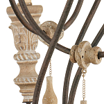 Люстра с состаренными резными элементами Big Graceful Profile варинант исполнения - 2 | Loft Concept в Рязани