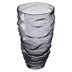 Ваза стеклянная фактурная Crumpled Vase 25,3 см варинант исполнения - 1 | Loft Concept в Рязани