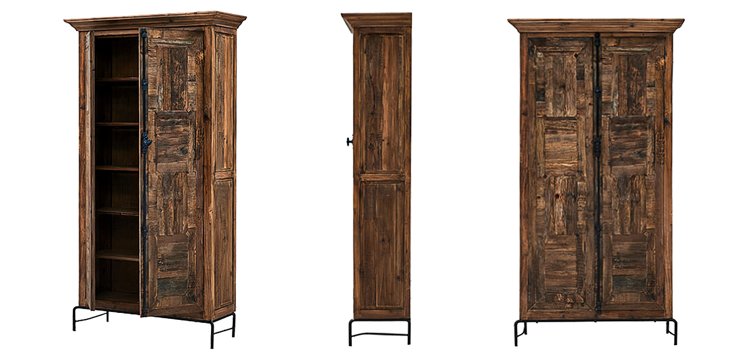 Шкаф Giancarlo Wood Wardrobe Шкаф Giancarlo Wood Wardrobe - Loft-Concept в Рязани