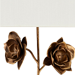 Бра с  каркасом в виде цветков розы и тканевым абажуром Flowers and Fox Roses варинант исполнения - 2 | Loft Concept в Рязани