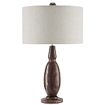 Настольная лампа из мрамора с тканевым абажуром Seductress варинант исполнения - 3 | Loft Concept в Рязани