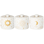 Чайный сервиз из фарфора с рисунком звезд и созвездий на 6 персон 14 предметов Porcelain Astronomy Collection варинант исполнения - 2 | Loft Concept в Рязани