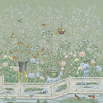 Обои ручная роспись Temple Newsam Mercury Grey варинант исполнения - 2 | Loft Concept в Рязани