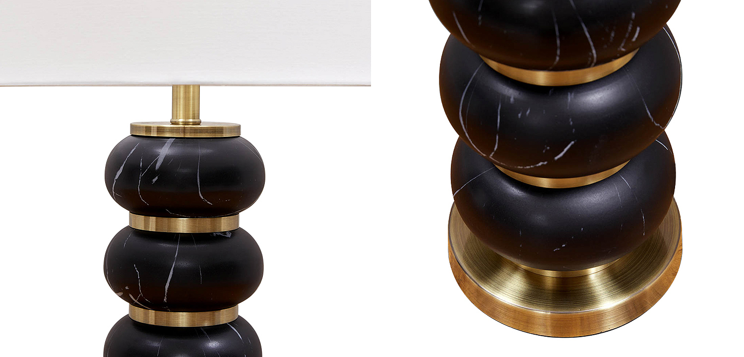 Настольная лампа с абажуром Alan Table Lamp Настольная лампа с абажуром Alan Table Lamp - Loft-Concept в Рязани