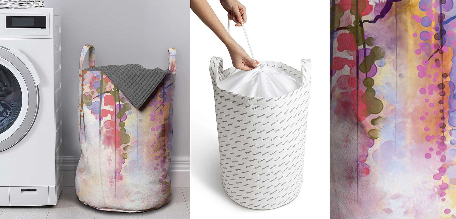 Корзина Purple Watercolor Basket Корзина Purple Watercolor Basket - Loft-Concept в Рязани