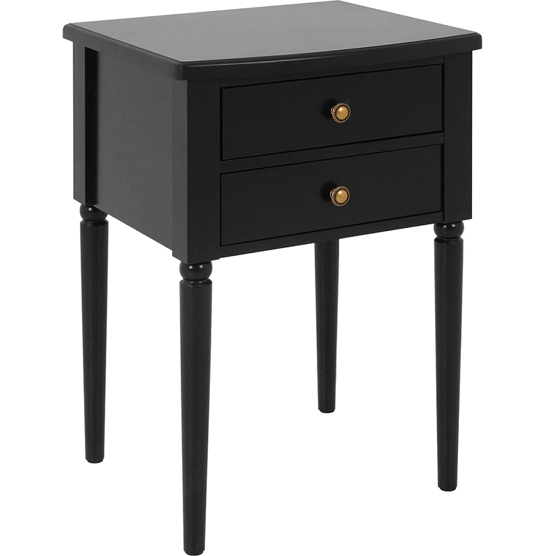 Прикроватная тумба Вlues Black Черный в Рязани | Loft Concept 