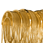 Люстра подвесная с металлическими цепочками и изогнутыми металлическими дугами 72 см Atlantis Chain варинант исполнения - 20 | Loft Concept в Рязани