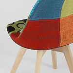 Стул с обивкой в стиле пэчворк Arvika варинант исполнения - 6 | Loft Concept в Рязани