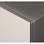 Комод со стеклянной столешницей и с выдвижными ящиками Minimalist Accent варинант исполнения - 3 | Loft Concept в Рязани