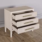 Тумба Primo  с тремя ящиками шпон Светлый дуб варинант исполнения - 4 | Loft Concept в Рязани