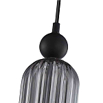 Подвесной светильник с рифленым стеклянным плафоном цилиндрической формы ARTICOLO варинант исполнения - 2 | Loft Concept в Рязани