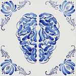 Плитка с узором Мозг варинант исполнения - 2 | Loft Concept в Рязани