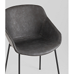 Стул Ashby экокожа серый варинант исполнения - 3 | Loft Concept в Рязани