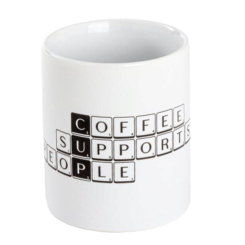 Кружка Seletti Tiles and Tales Cup Белый Черный Кружка Seletti Tiles and Tales Cup Белый Черный в Рязани | Loft Concept