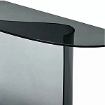 Консоль дымчатого цвета с изогнутым основанием Arabesque варинант исполнения - 1 | Loft Concept в Рязани