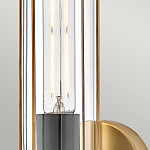 Бра для ванных комнат с прозрачным цилиндрическим плафоном на круглом основании Hinkley варинант исполнения - 4 | Loft Concept в Рязани