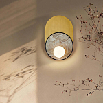 Бра с каменным диском в металлической раме Sandstone Painting варинант исполнения - 5 | Loft Concept в Рязани