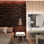 Гипсовая 3D панель с принтографией PM-03 варинант исполнения - 2 | Loft Concept в Рязани