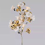 Торшер в виде белых и золотых цветов каллы Refined Taste of Light варинант исполнения - 2 | Loft Concept в Рязани