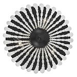 Потолочный светильник круглый с стеклянными бусинами Uniformity варинант исполнения - 1 | Loft Concept в Рязани