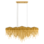 Люстра подвесная с металлическими дугами и длинными цепочками 115 см Atlantis Chain варинант исполнения - 4 | Loft Concept в Рязани