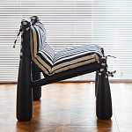 Кресло черно-белое со съемными подушками Celebrity варинант исполнения - 6 | Loft Concept в Рязани